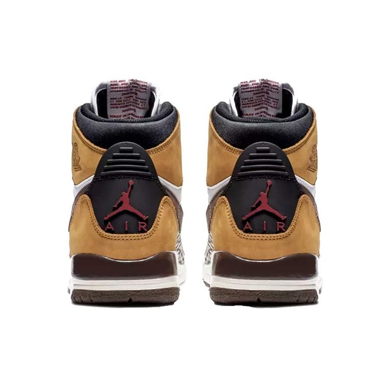 Air Jordan Legacy 312 Grade School 'Rookie of the Year' (Unisex) White / Baroque Brown-White Kids' Basketball Shoes AT4040 102