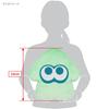 Sanei Boeki Splatoon 3 ALL STAR COLLECTION Squid W33 x D11 x H34cm Cushion, (Light Blue),