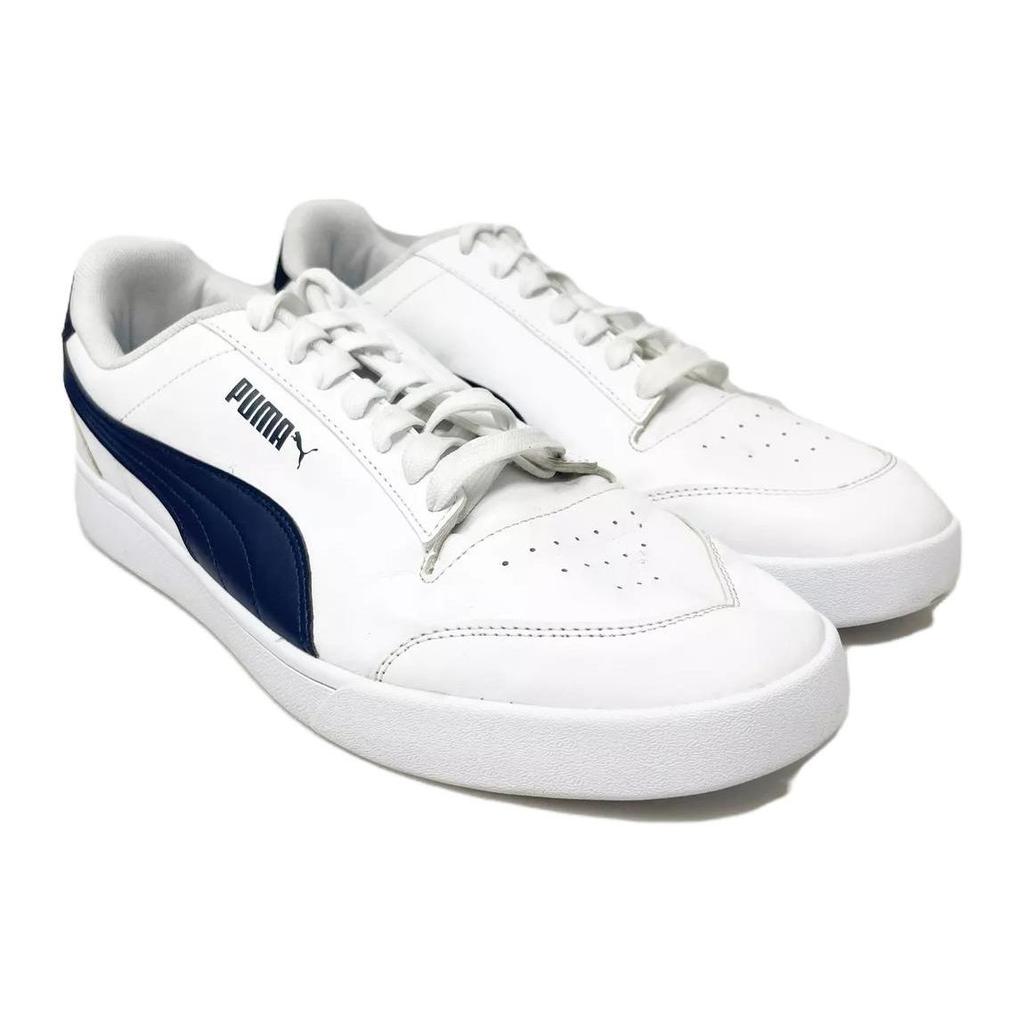 Puma Shuffle Unisex Versatile Low-Top Sneakers Unisex Sneakers White Blue Black 309668-24