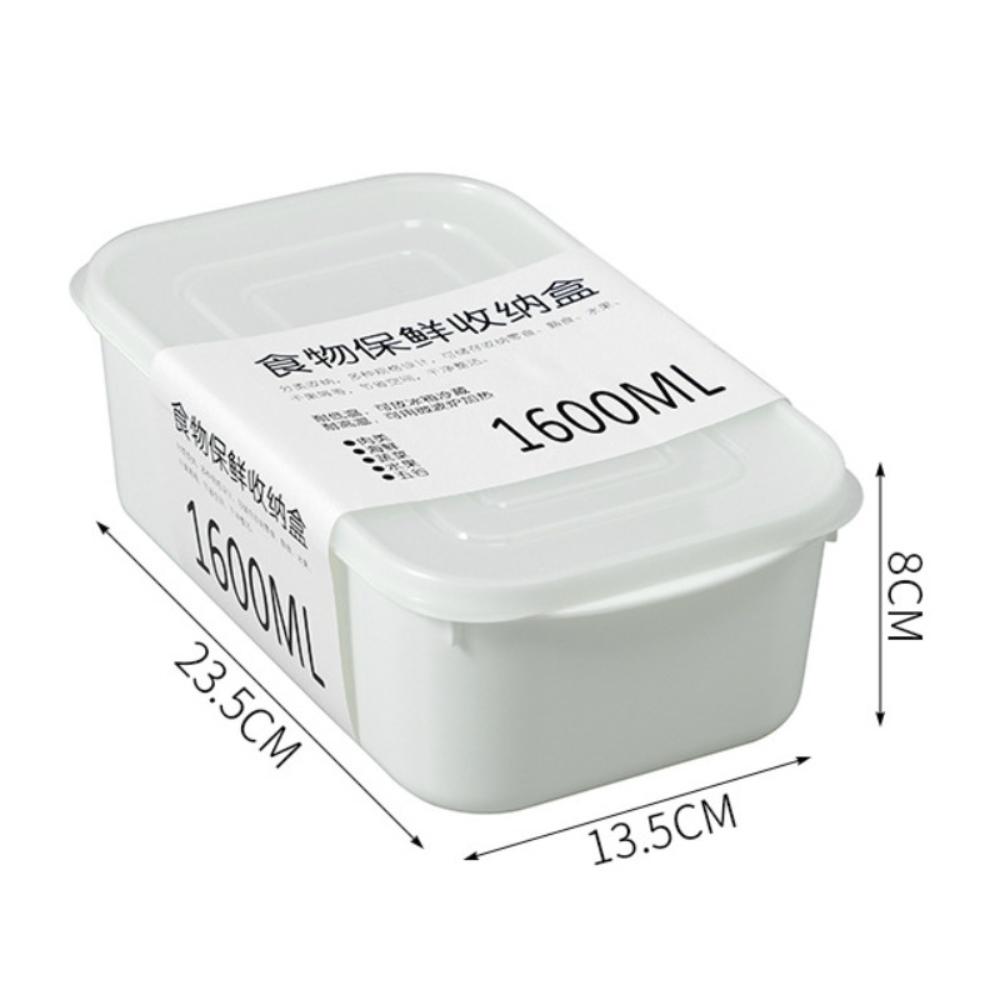 Sealed Fridge Food Storage Box 350ML/700ML/800ML/1600ML Fresh Divided Organizer  for Food Sorting