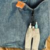 Denim Denim Pen Holder Jean Pants Planner Clip Retro Pencil Holder Charm  Journaling Supplies
