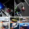 IP66 Waterproof USB Car Charger with Touch Switch, Dual QC3.0 Ports and Dust Cover for Marine Boat RV Motorcycle Dashboard Installation