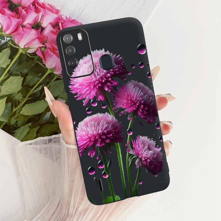 Case for Itel Vision 1 Pro Matte Soft Silicone Black butterfly Shockproof Phone Bags For ItelS16 S 16 Vision1pro Back Covers