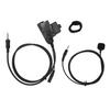 PTT Adapter with Back Clip Push To Talk Portable Radio Headset Adapter for Vertex VX?6R VX?7R