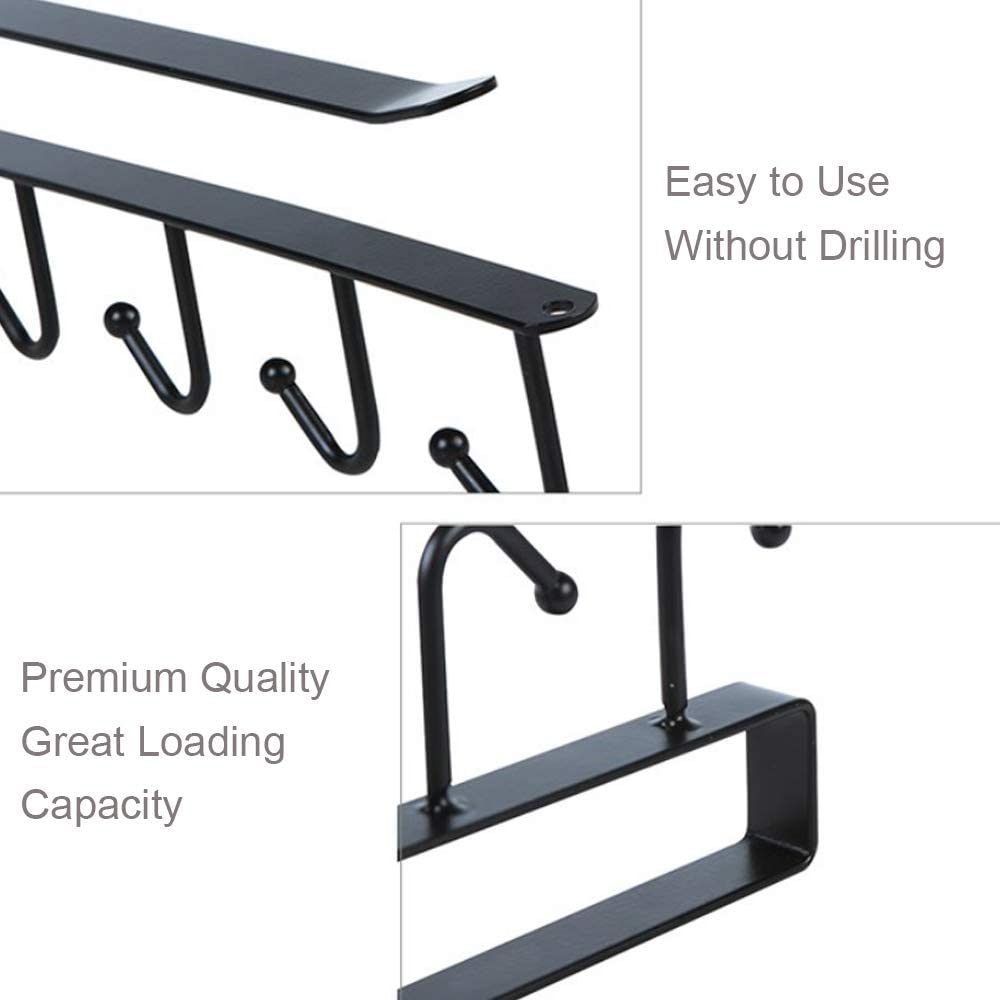 6 крючков, держатель для кружки, кофейная чашка, черно-белые крючки, полка, многофункциональный кухонный шкаф, органайзер для мелочей, вешалка для хранения
