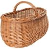Panier En Osier Rangement - CREATIVE HOME - 45x32x34cm - Marron - Artisanal - Adulte