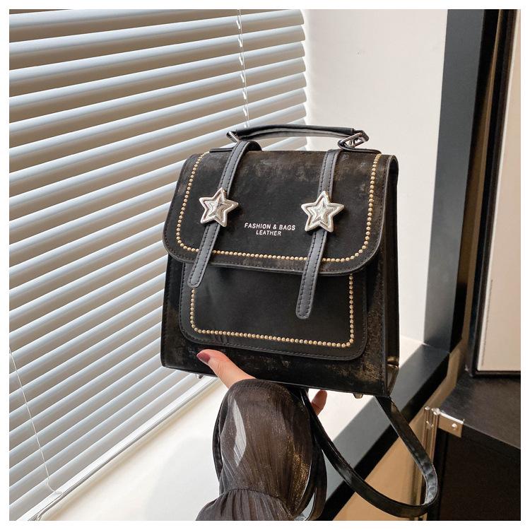 Ретро Повседневный Женский Рюкзак 2024: Стильный дизайн для студентов колледжа