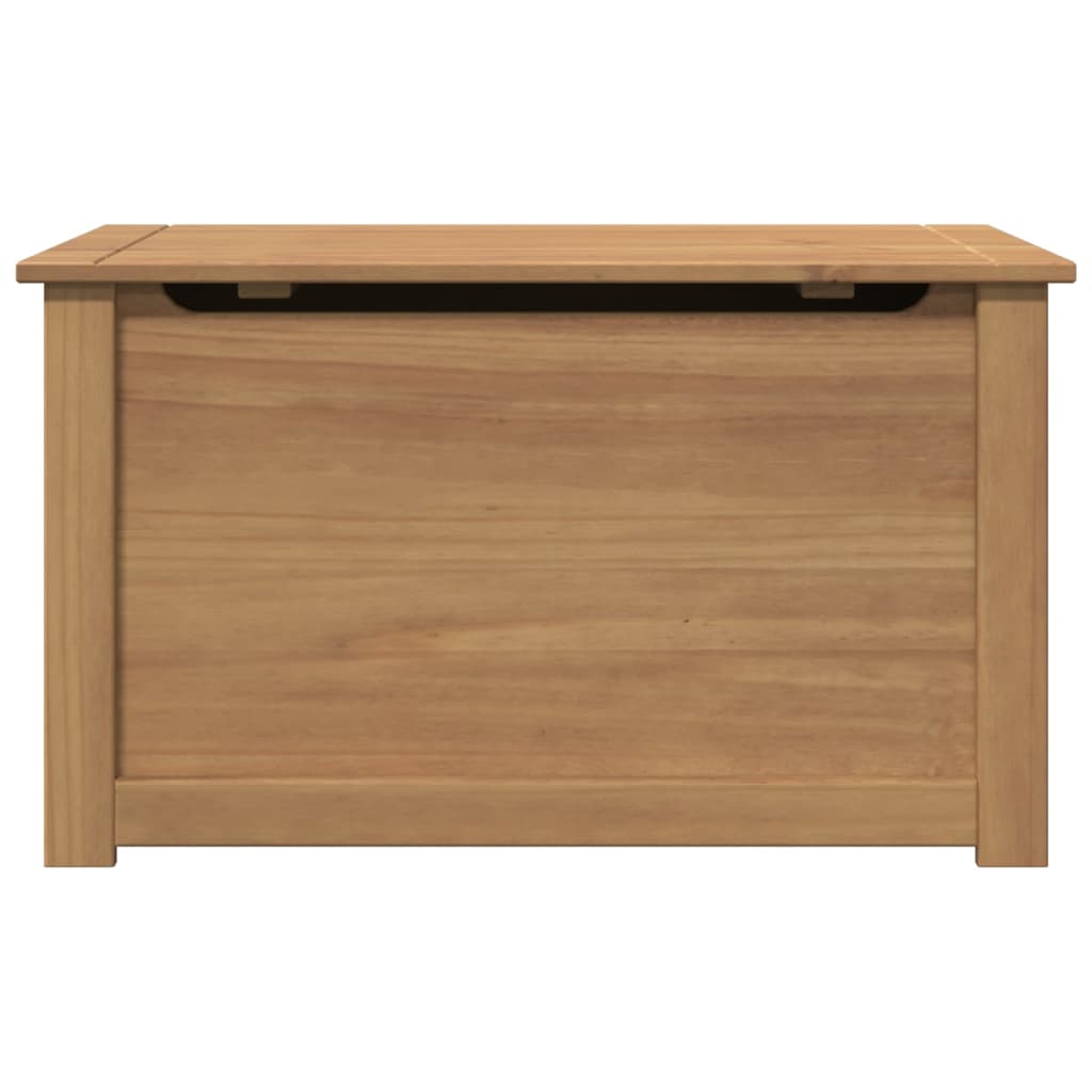 Vidaxl Skrzynia Z Wiekiem Panama, 79X42X46 Cm, Lite Drewno Sosnowe