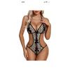 Женское свадебное ночное белье Ladysta с леопардовым принтом и воротником-хомутом