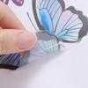 Vinyl Wall Stickers PVC Flying Butterfly DIY Wall Art Mural Eyelash Eyes  Living Room Decoration
