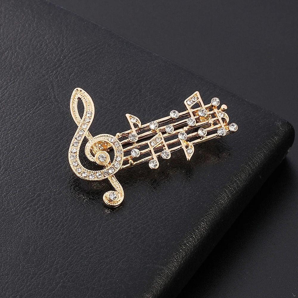 Sense Trombone Sax Korean Style Badge Women Brooch Music Score Brooch Musical Instruments Brooch