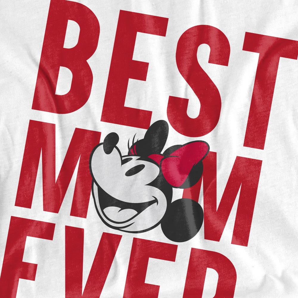 Minnie Mouse Unisex Adult Best Mom Ever T-Shirt