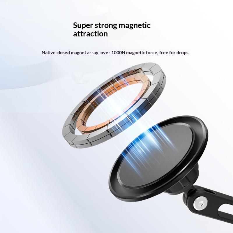 Складная магнитная подставка для планшета, металлическая настольная подставка-держатель с поворотом на 360 градусов для iPad