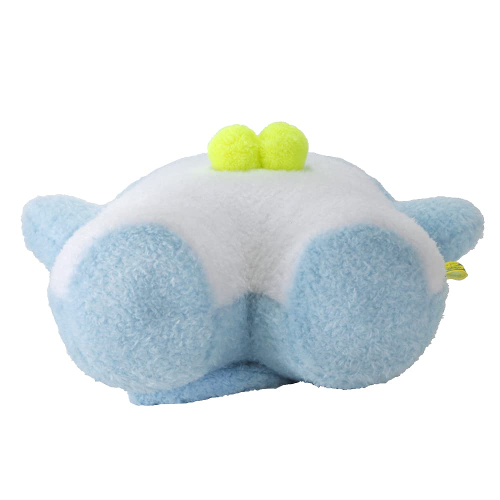 SunLemon Fluffy Wataton Shark Blue Medium 26 X 28 X 14cm Plush Animal P-8192