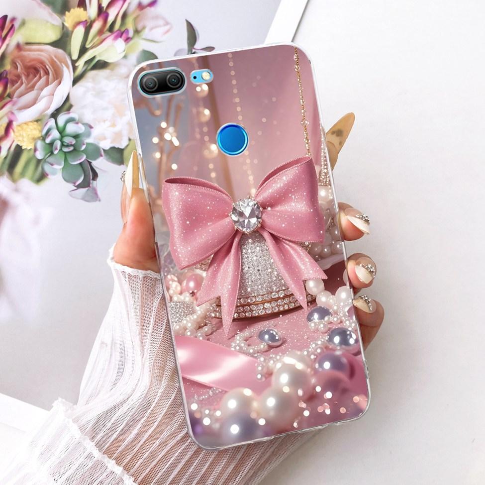 Transparent For Honor 9Lite LLD-L11 LLD-L21 Casing For Honor 9 Lite Case Cover Luxury Fashion Butterfly Funny Cute Painted