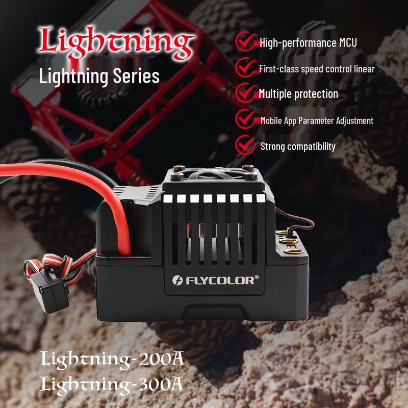 FLYCOLOR 300A Series 1:5 RC Car Brushless ESC