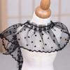 Vintage Mesh Lace Trim Elegant Lace Fabric Ribbon Polka Dot Mesh Ribbon  Dress Accessories