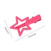 Cute Star Barrettes Clip Hairpin Y2K Girls Ornaments Headdress Hair Accessories Harajuku Barrettes Clip Bangs Hairpin