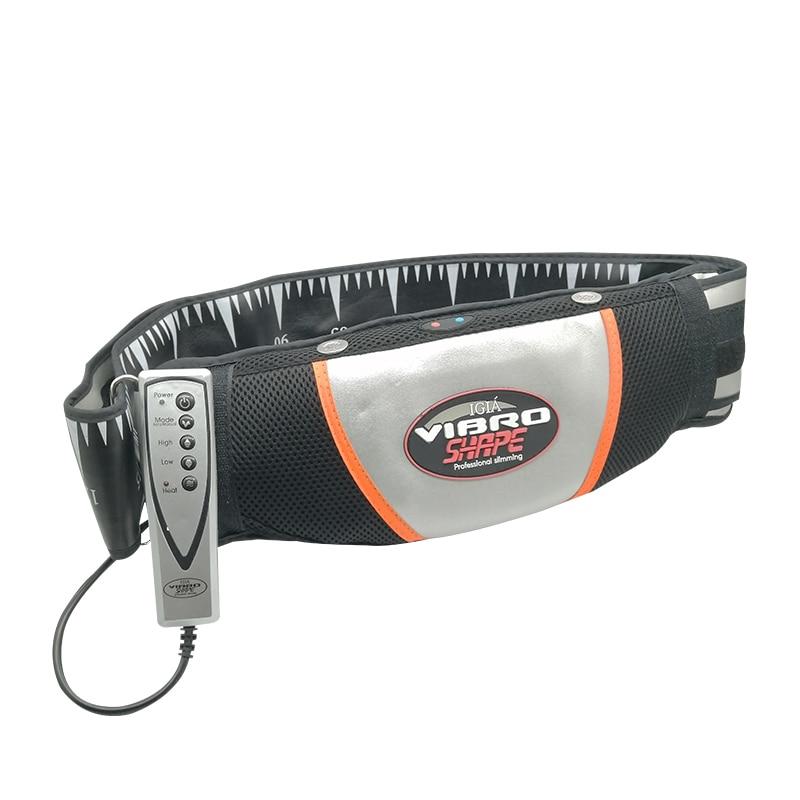 Electric Waist Massager Vibrating Trimmer Slimming Heating Belt To Burning Fat On Belly Abdomen Massage Belt For Weight Loss