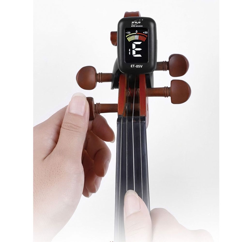 Portable Electronic Tuner Mini Cello Clip-on Tuner Violin Parts Accessories ENO Violin Tuner Cello