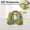 2D плоские DIY акриловые столешницы, наборы для алмазной живописи, украшения 5D DIY Алмазное искусство, настольные украшения, украшение для стола в спальне