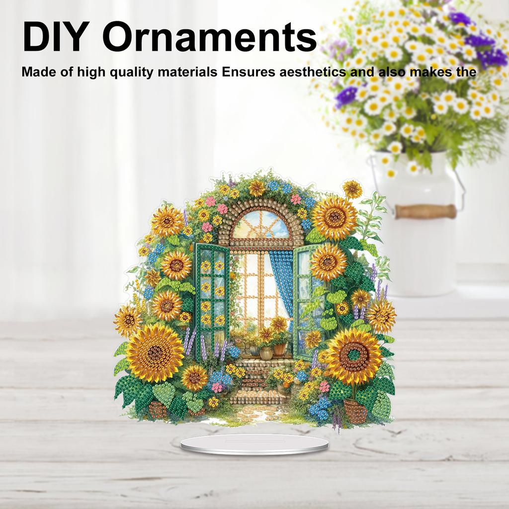 2D плоские DIY акриловые столешницы, наборы для алмазной живописи, украшения 5D DIY Алмазное искусство, настольные украшения, украшение для стола в спальне
