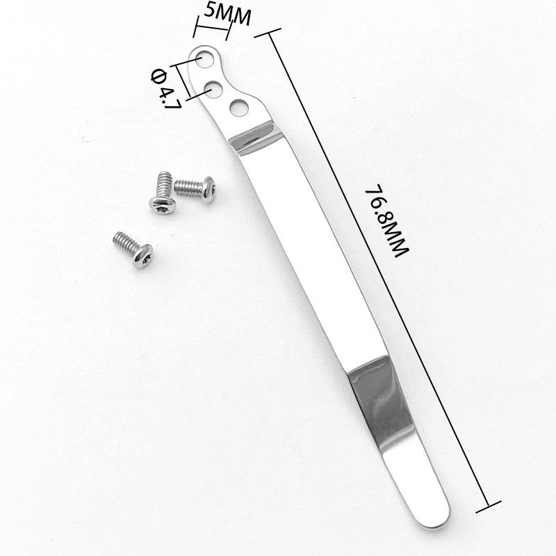 Зажим для задней части из нержавеющей стали для складного карманного ножа, инструмент для самостоятельного изготовления, аксессуары для самостоятельного изготовления, зажим для задней части, держатель для складного ножа
