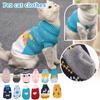 Knitted Cat Sweater Lapel Two-legged Casual Pet Cat Clothes