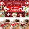 Christmas Table Runner Cloth Merry Christmas Decoration for Home 2024 Tablecloth Xmas Ornament Navidad Natal New Year Gift 2024