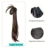 Claw Ponytail Long Ponytail Extensions Synthetic Clip In Hair Extensions Elegant For Daily Use Hair Accessories
