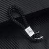 Metal Leather Car Key Ring Braided Rope Key Case Key Chain For Mitsubishi Space Star Lancer Outlander Xl Eclipse Cross Asx Colt