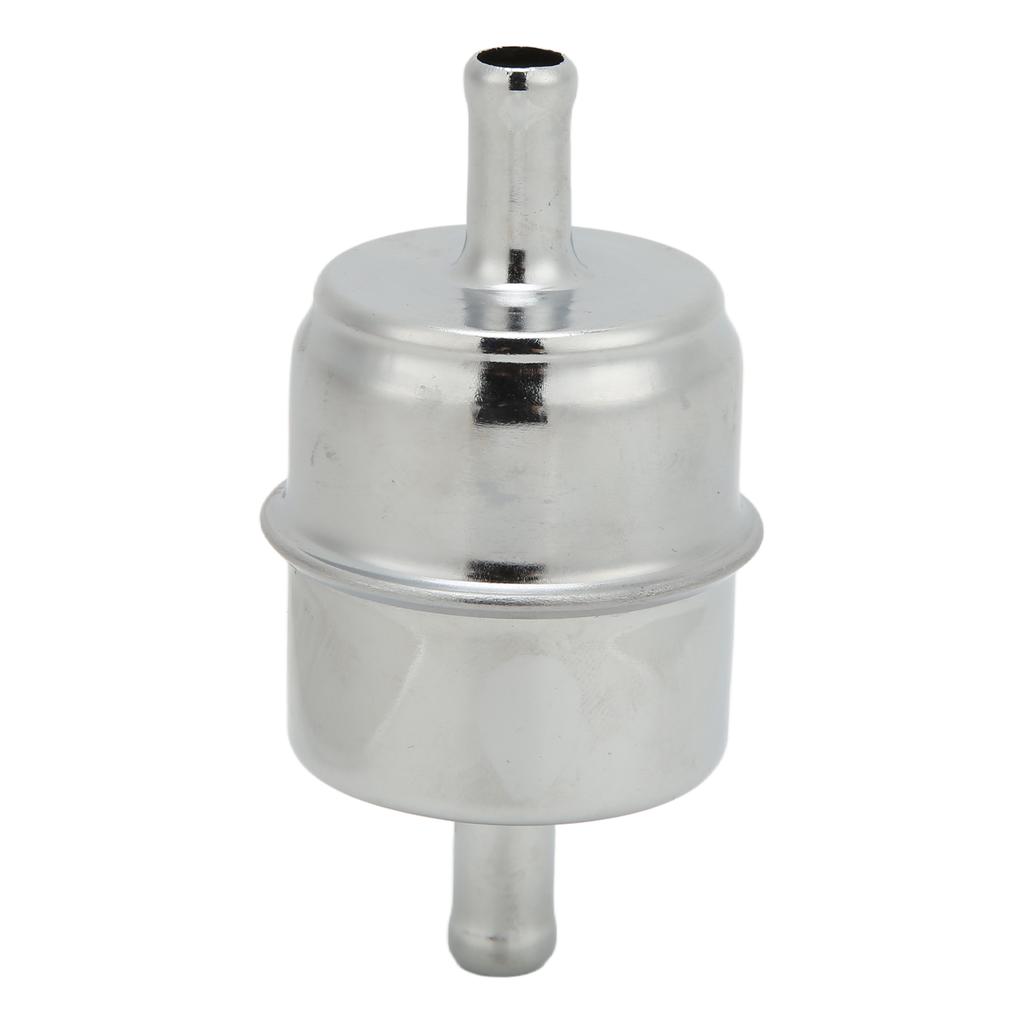 38in High Flow Fuel Filter Inline Hose 9746 Chrome Universial Replacement for Chevy