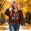 Women's Fashion Casual Two-Piece Spliced Top with Lapel Collar for Everyday Wear