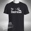 The Electrician Men's T-Shirt Godfather Style Sparky Electrical