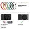 Haoge RRC-GR4 - Glass Green Metal Decorative Ring Cap for RICOH GR IV Camera, GN-3 Replacement