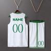 Basketball Name/NumberCustom Clothes Kids Basketball Suit Classic Tops + Pants Basketball Jerseys Suit Set