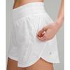 Lululemon Track That High Rise Lined Short 5  White