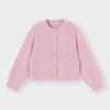 GU by Uniqlo Girls Shaggy Knit Bijou Button Cardigan