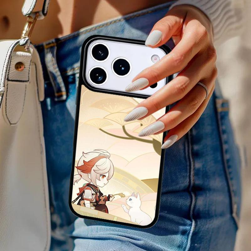 Kaedehara Kazuha Genshin Impact Phone Case For iPhone 17 Air 14 15 13 12 Max Cover For Apple 14 15 16 16e 11 Pro Max Plus
