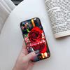 MH131 Чехол-накладка с цветами роз для iPhone 7 8 11 12 13 14 15 16 17 16E XS Pro Max XR X SE Air