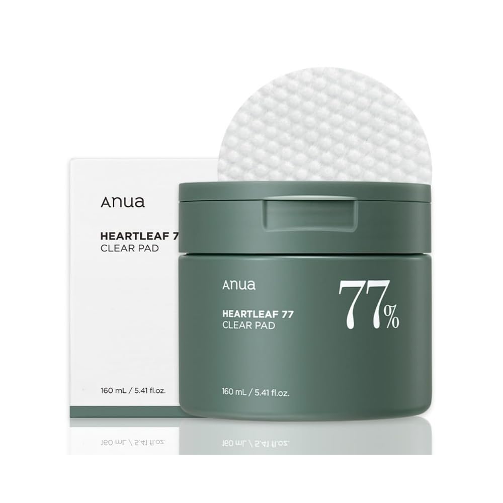 ANUA Dokudami 77 Clear Pad (70 sheets) Cleansing Lotion Wipe Toner Exfoliation Pore Care Moisture Hydration Sensitive Skin Oily Combination Skincare