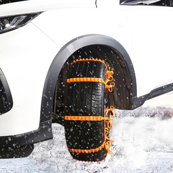 10Pcs Helpful Snow Resistant Ice Chains Corrosion High Breaking Hardness Car Winter Tire Wheels Snow