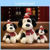 Dalmatian Scarf Dog Plush Toy Cute Cartoon Dog Doll Kids Birthday Decoration