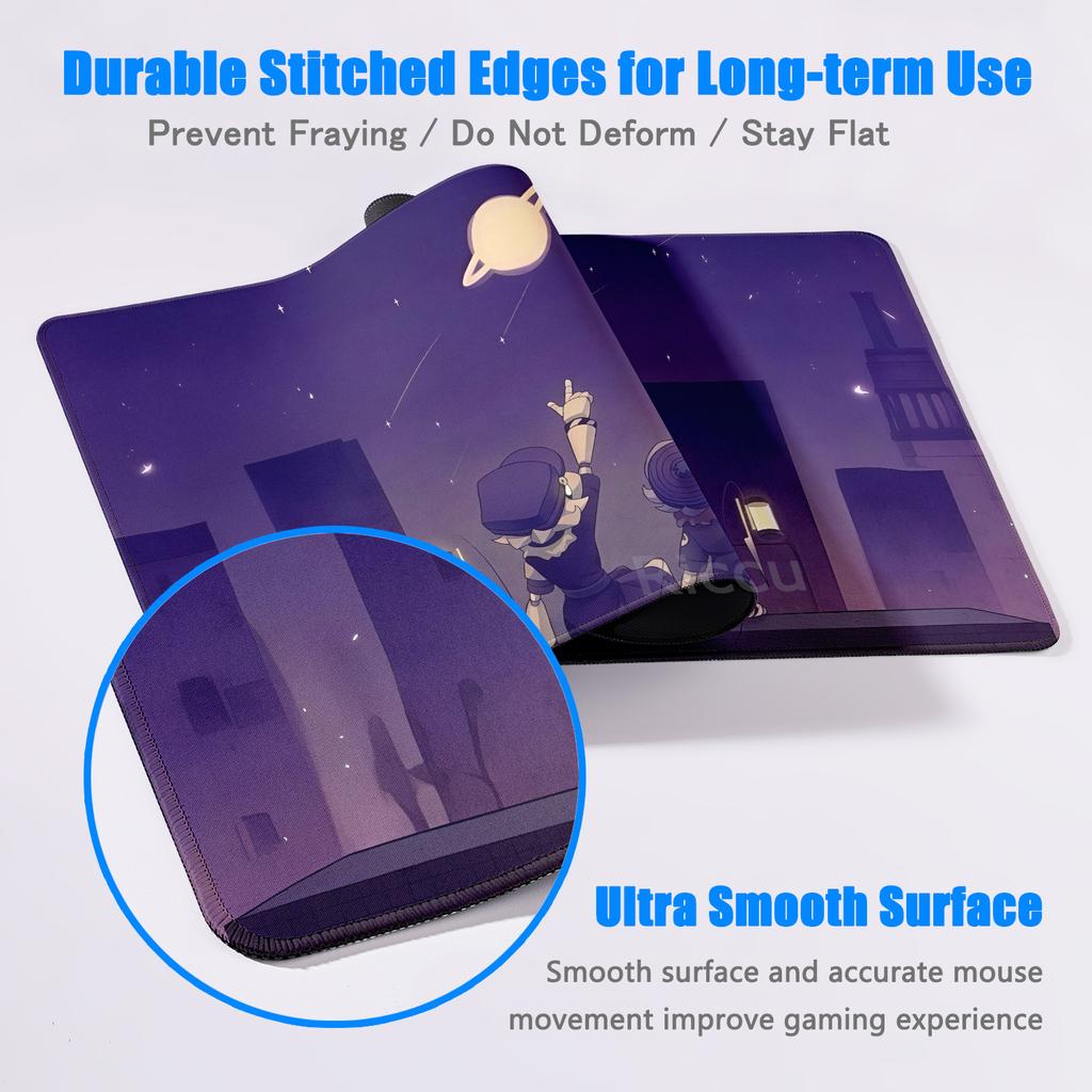 Extended Mouse Pads Desktop Office Decoration Mat Lock Edge Rubber Cushion Gaming Accessories XXL Murder PC Anti Slip Mouse Pads