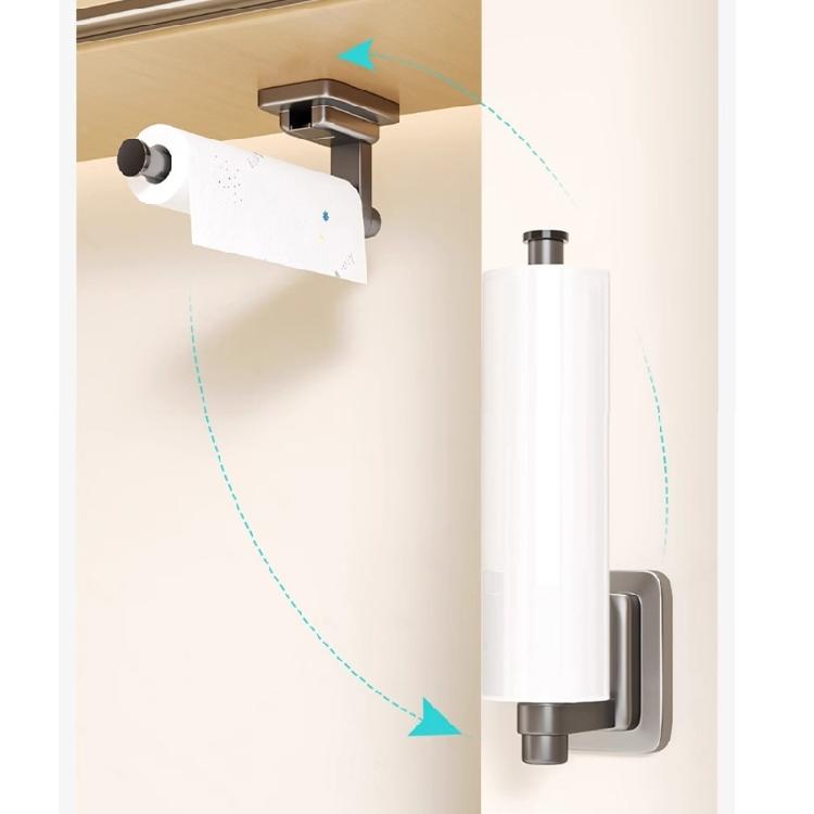Wall Mounted Paper Towel Holder Modern Suction Cup Designs Paper Towel Dispenser Rack for Home Storage Solution