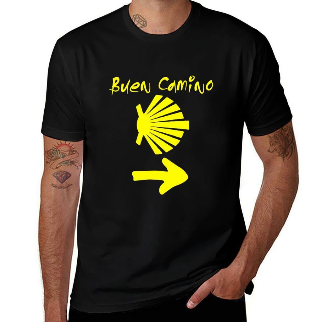 Buen Camino de Santiago Compostela Peregrino TShirt t shirts for man graphic tees funny t shirts dark humor TShirt