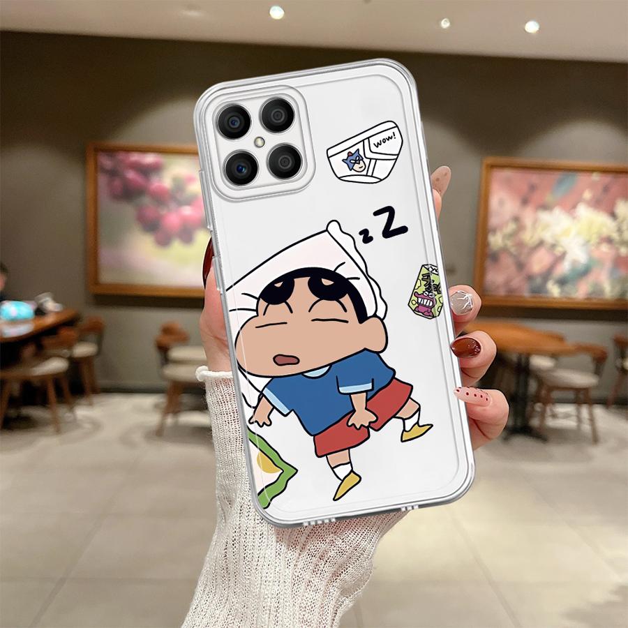 Cartoon Crayons Shinchan Soft Phone Cover Case for Honor X7b X8b 90 Lite X8 X8a X9b X9a