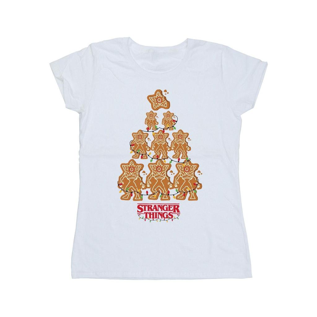 Netflix Womens/Ladies Stranger Things Gingerbread Cotton T-Shirt