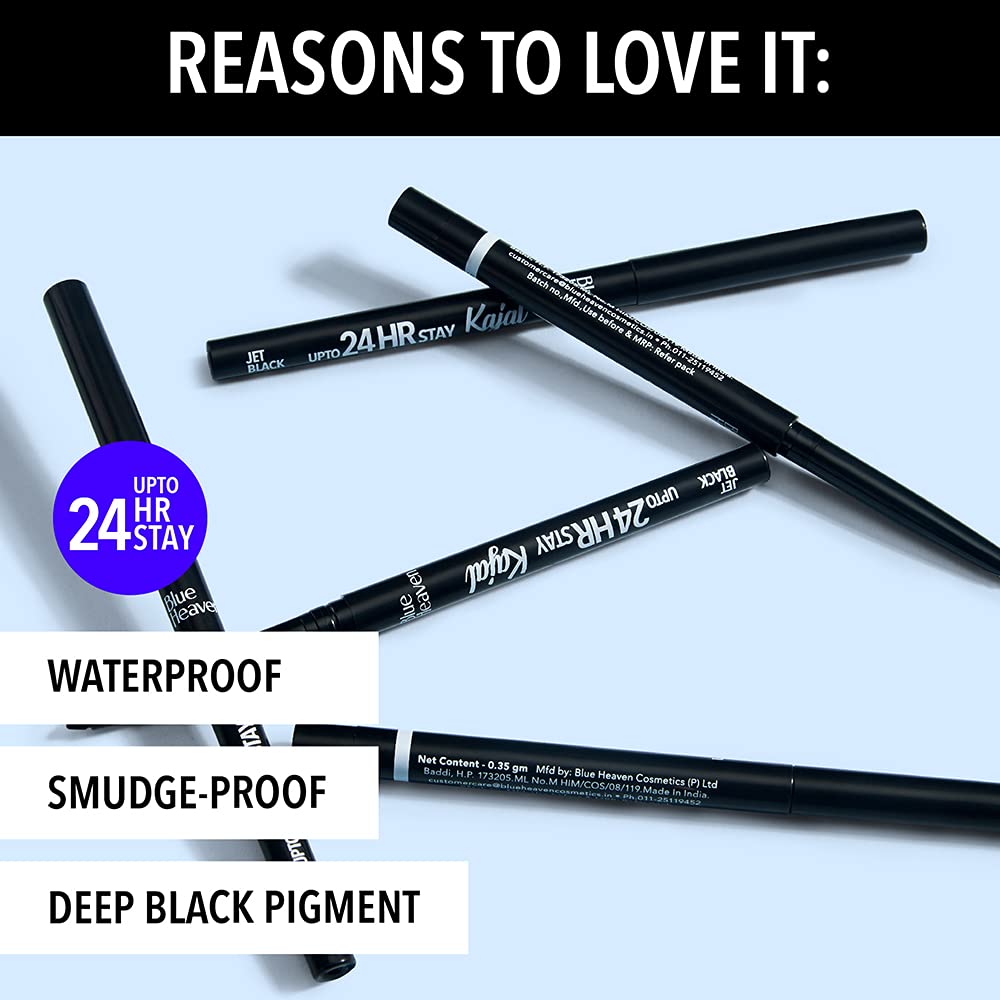 Blue Heaven Walkfree Kajal-Roll On - Черный