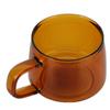 Transparent Coffee Cup 250ML Borosilicate Cup Glass Tea Water Milk Mug with HandleSuccinite